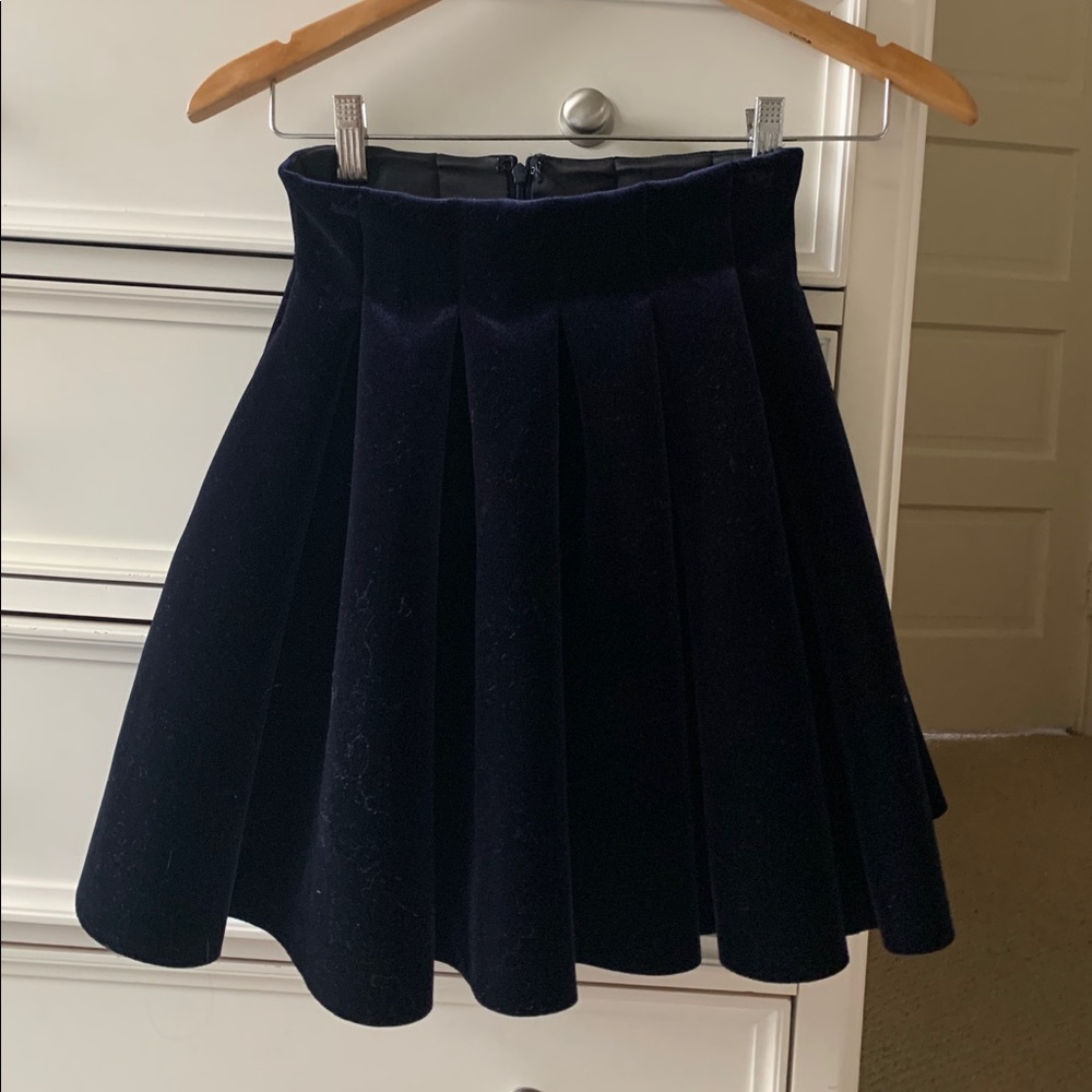NWT Maje velvet tennis skirt - Picture 1 of 4